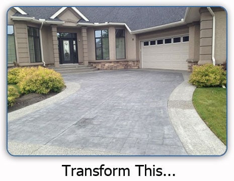 Concrete with no sealing